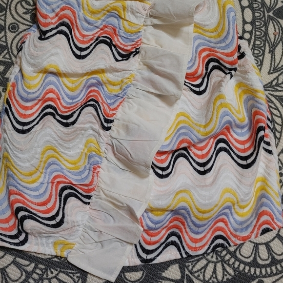 Tularosa Strapless Embroidered Ruffle Dress Size XS - Picture 5 of 15